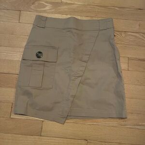 Dynamite Tan Skirt with Stylish Pocket
